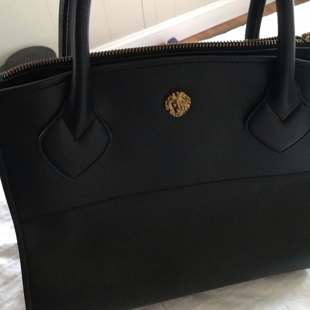 ann klein black purse - Picture 2 of 9